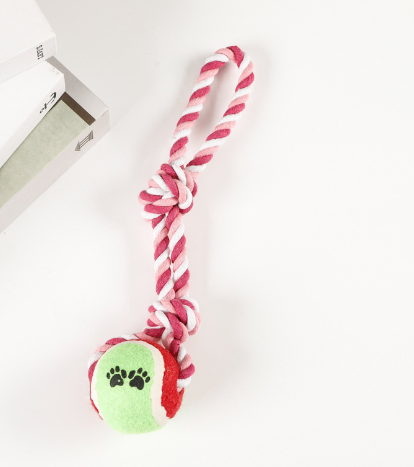 Cotton Rope Dumbbell Dog Toy for Playtime Fun